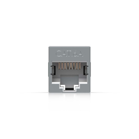 Adaptor RJ45 Inline Cat6A ecranat pentru interior UniFi Ubiquiti, Pachet 10 buc., UACC-RJ45-Coupler-C6A